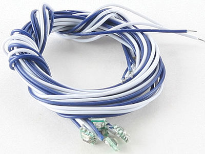 Model Rectifier (MRC) 25321 HO Scale Mini LED w/10" 25.4cm Wire Leads 4-Pack - Light Genie(TM) -- Red