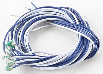 Model Rectifier (MRC) 25323 HO Scale Mini LED w/10" 25.4cm Wire Leads 4-Pack - Light Genie(TM) -- Green