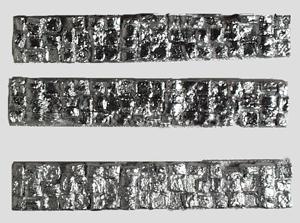 Model Railstuff 1100 N Scale Crushed Aluminum Bales (One-Piece, Painted Plaster Castings) -- For Micro-Trains 50' Gondolas pkg(3)