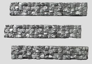 Model Railstuff 1130 N Scale Crushed Aluminum Bales (One-Piece, Painted Plaster Castings) -- For Con-Cor 50' Gondola