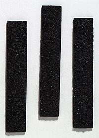 Model Railstuff 1300 N Scale Coal Loads (One-Piece, Painted Plaster Castings) -- For Model Die Casting Thrall Gondola