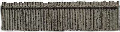Model Railstuff 1350 N Scale Pier Retaining Wall (One-Piece, Painted Plaster Castings)
