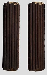 Model Railstuff 1560 N Scale Pulpwood Loads (One-Piece, Painted Plaster Castings) -- For Atlas Bulkhead Flat Car - Lengthwise Logs
