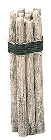 Model Railstuff 1590 HO Scale One-Piece, Painted Plaster Casting -- Dolphin/Piling Cluster