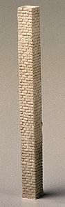 Model Railstuff 1650 HO Scale Mr. Plaster Unpainted Kits -- Brick Chimney 1/4 x 1/4 x 3-1/2" .625 x .625 x 8.7cm