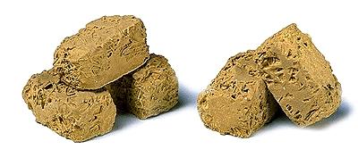Model Railstuff 1690 HO Scale Square Hay Bales -- pkg(5)