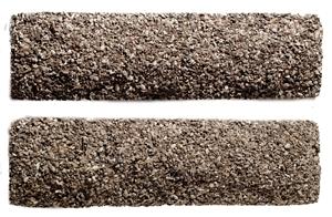 Model Railstuff 1985 HO Scale Ballast/Stone Loads (One-Piece, Painted Plaster Castings Topped w/Real Stone) -- For Atlas(R) Offset Side 2-Bay Hopper pkg(2)
