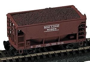 Model Railstuff 2040 HO Scale Taconite Loads (One-Piece, Painted Plaster Casting) -- For Walthers Ore Car