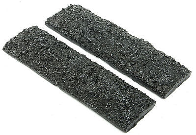 Model Railstuff 220 HO Scale Coal Load -- For Old Varney 2-Bay Hopper (Life-Like) pkg(2)