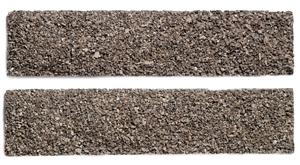 Model Railstuff 265 HO Scale Ballast/Stone Loads (One-Piece, Painted Plaster Castings Topped w/Real Stone) -- For MDC/Roundhouse 3-Bay Hopper pkg(2)