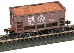 Model Railstuff 330 HO Scale Ore Loads (One-Piece, Painted Plaster Castings) -- For Roundhouse 26' Ore Car