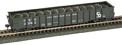 Model Railstuff 370 HO Scale Rebar & Coiled Steel Rod Loads (One-Piece, Painted Plaster Castings) -- For Roundhouse 50' Gondola