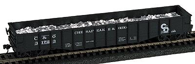 Model Railstuff 400 HO Scale Stamping Plant Scraps (One-Piece, Painted Plaster Castings) -- For Athearn 50' Gondola