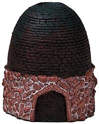 Model Railstuff 630 HO Scale Beehive (Bell) Style Coke Oven (One-Piece, Painted Plaster Castings) -- Intact 2-1/4 x 1-3/8" 5.6 x 3.4cm