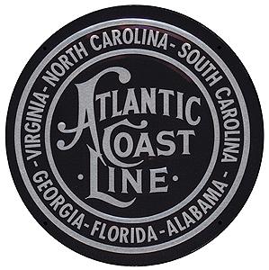 Microscale 10012 All Scale Embossed Die-Cut Metal Sign -- Atlantic Coast Line