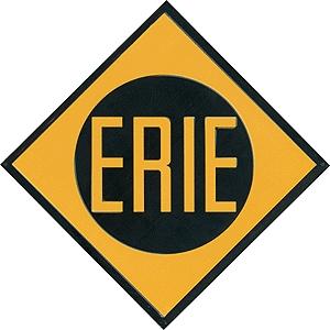 Microscale 10021 All Scale Embossed Die-Cut Metal Sign -- Erie