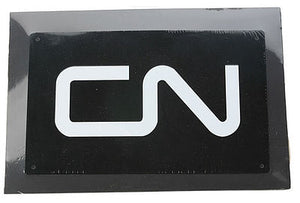Microscale 10041 All Scale Embossed Die-Cut Metal Sign -- Canadian National