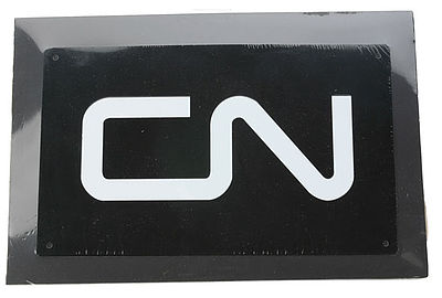 Microscale 10041 All Scale Embossed Die-Cut Metal Sign -- Canadian National