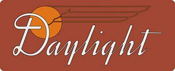 Microscale 10501 All Scale Embossed Die-Cut Metal Sign -- Southern Pacific Daylight