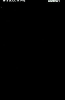 Microscale 2 All Scale Trim Film Solid Color Decal Sheet -- Black