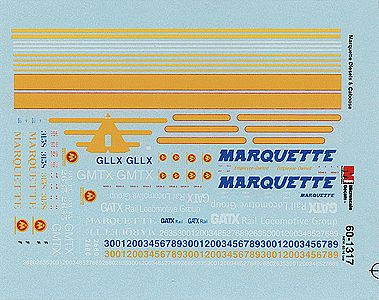 Microscale 601317 N Scale GATX Rail Loco/Marquette