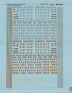 Microscale 601323 N Scale Union Pacific - UP -- Two-Tone Gray Steam Locos