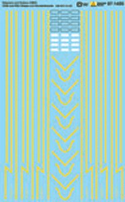 Microscale 601455 N Scale Railroad Decal Set -- Delaware & Hudson GE U23B & Alco RS3 Stripes & Number Boards (Use With 60-687)