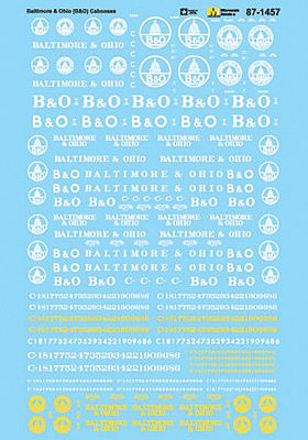 Microscale 601457 N Scale Baltimore & Ohio - B&O -- Cabooses