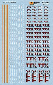 Microscale 605006 HO Scale Railroad Decal Set -- Montana Rail Link/SRY 2009+ Logo for Diesels ("W" Inside Red Spot)