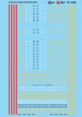 Microscale 871454 HO Scale Nacionales de Mexico - NdeM -- Passenger Cars
