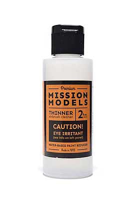 Mission Models A2 All Scale Thinner - Reducer - Airbrush Cleaner -- 2oz  59.2mL