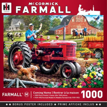 Masterpieces Puzzles 72026 Farmall: Coming Home Tractor Farm Scene Puzzle (1000pc)