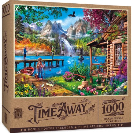 Masterpieces Puzzles 72180 Time Away: Fishing with Pappy Puzzle (1000pc)