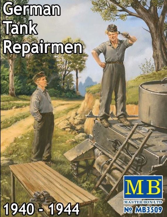 Master Box Models 3509 1/35 German Tank Repairmen 1940-44 (2)