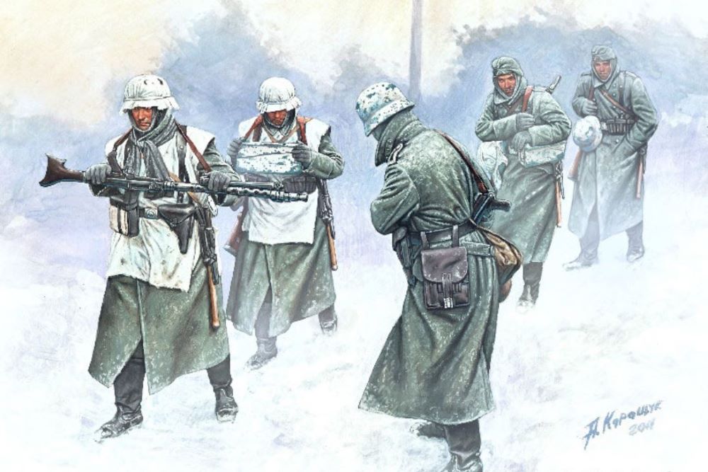 Master Box Models 35103 1/35 Cold Wind German Infantry 1941-42 (5)