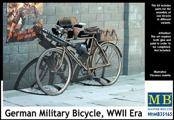 Master Box Models 35165 1/35 WWII German Military Bicycle