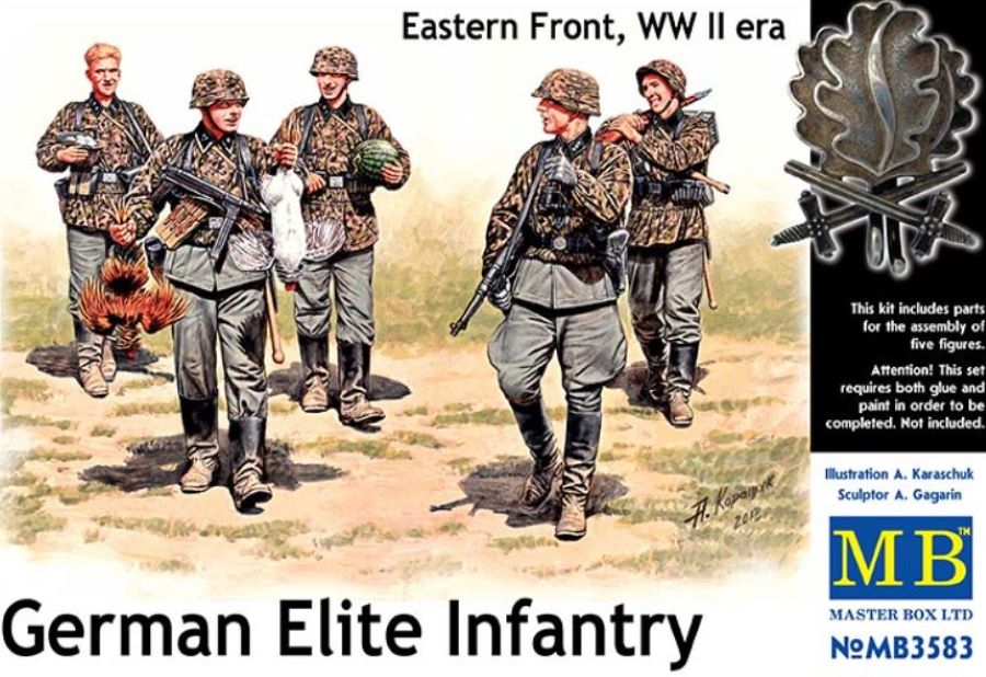 Master Box Models 3583 1/35 WWII German Elite Infantry Eastern Front (5)