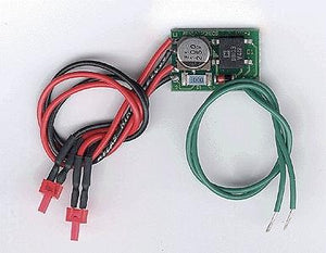 Miniatronics 10000201 All Scale Flasher/Beacons (PC Board measures 1-3/8 x 1/2 x 1/8" 3.4 x 1.2 x .3cm) -- Dual Emergency Flasher w/2 1.5mm Red LEDs Use w/9-14V AC or DC