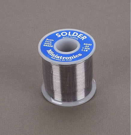 Miniatronics 1064016 All Scale 60/40 Rosin Core Solder -- One Pound