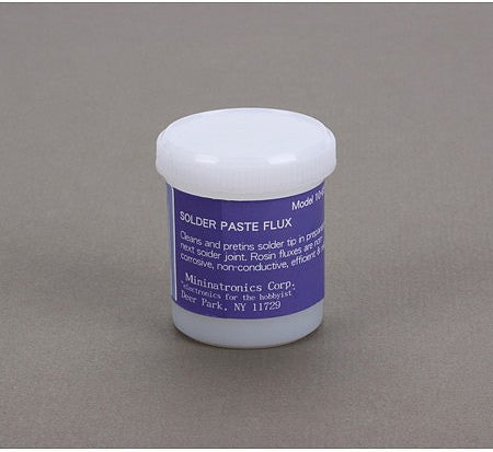 Miniatronics 1065002 All Scale Electrical Accessories -- Solder Flux Paste - 2oz 59.1mL