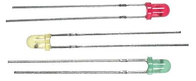 Miniatronics 1213003 All Scale Blinker/Flasher Suberbrite Light Emiting Diodes (LEDs) - 1/8" 3mm Diameter -- One Each: Red, Green, Yellow pkg(3)