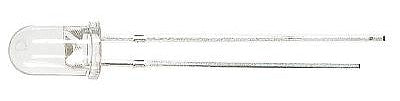 Miniatronics 1250002 All Scale Standard Light Emiting Diodes (LEDs) 5mm Diameter -- White pkg(2)