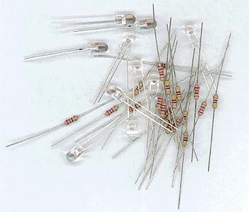 Miniatronics 1251010 All Scale Yeloglo White LEDs pkg(10) -- 5mm