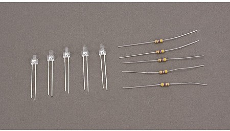 Miniatronics 1282605 All Scale Tower LED 2mm -- Yeloglo (Golden White) pkg(5)