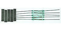 Miniatronics 32N5805 N Scale Magnetic Reed Switches -- N Scale - For Train Detection, 5 Sets of Switches & Magnets