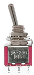 Miniatronics 3625008 All Scale Miniature Toggle Switches -- DPDT 5Amp 120V pkg(8)