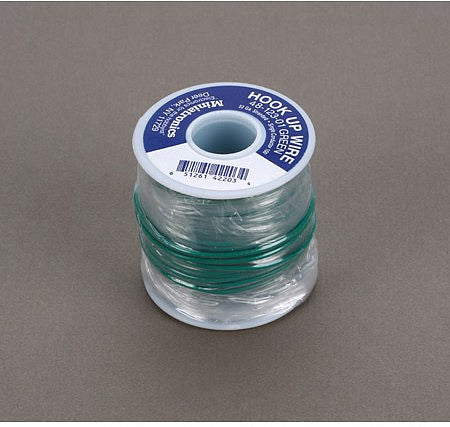 Miniatronics 4812301 All Scale 22 Gauge Stranded Single Conductor Wire - 100' 30m -- Green