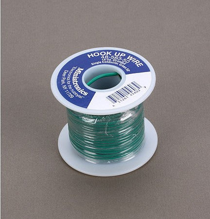 Miniatronics 4856350 All Scale 16 Gauge Flexible Single Stranded Conductor Wire - 50' -- Green