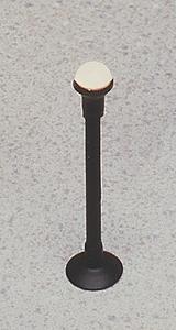 Miniatronics 7201101 HO Scale Lampposts -- Street Light Half Globe (black) 1-7/8" 4.6cm