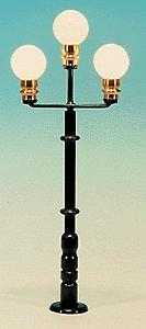 Miniatronics 7208401 HO Scale Lampposts -- Triple Park Light (green) 2-5/8" 6.5cm